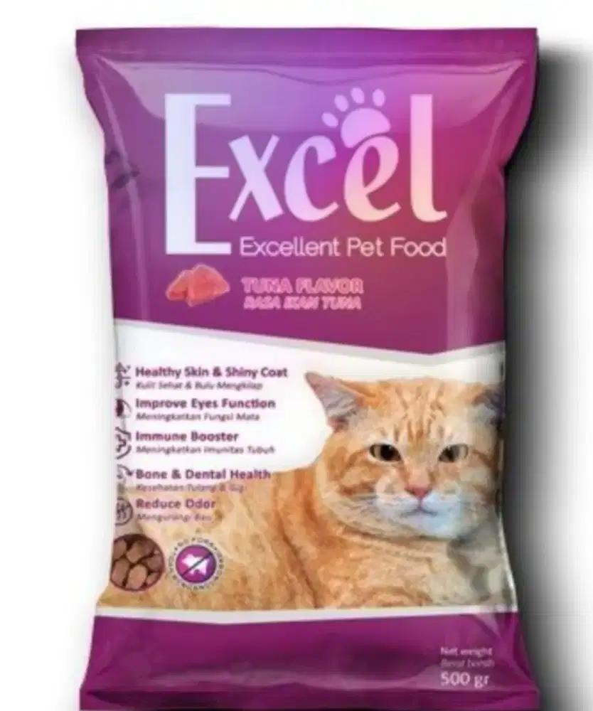 Makanan Kucing Excel