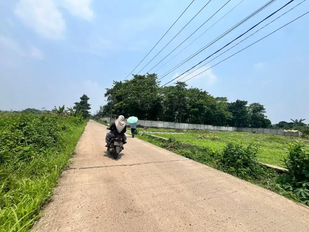 Tanah Cisauk Pinggir Jalan 1 Jtan/m - Strategis Murah Dekat Tol/Stasiun