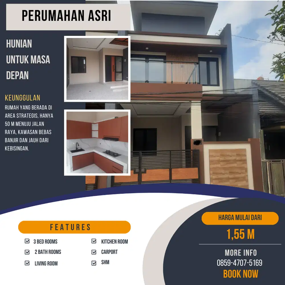 Dijual Rumah Baru Cisaranten Kulon, Arcamanik, Antapani  Bandung Kota1