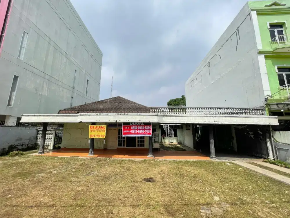 Rumah tanah luas dipusat kota, area bisnis