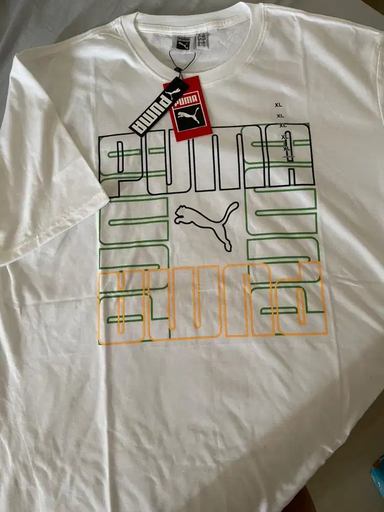 Kaos pria puma putih