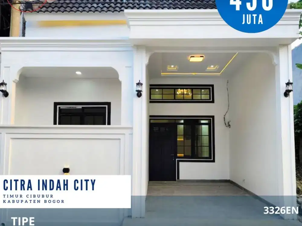 Dijual rumah dicitra indah city bogor rumah siap huni full renovasi