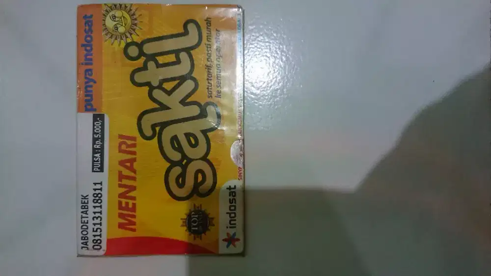 NOMOR CANTIK MENTARI, PRABAYAR, ISI ULANG, ( 13 11 88 11 )