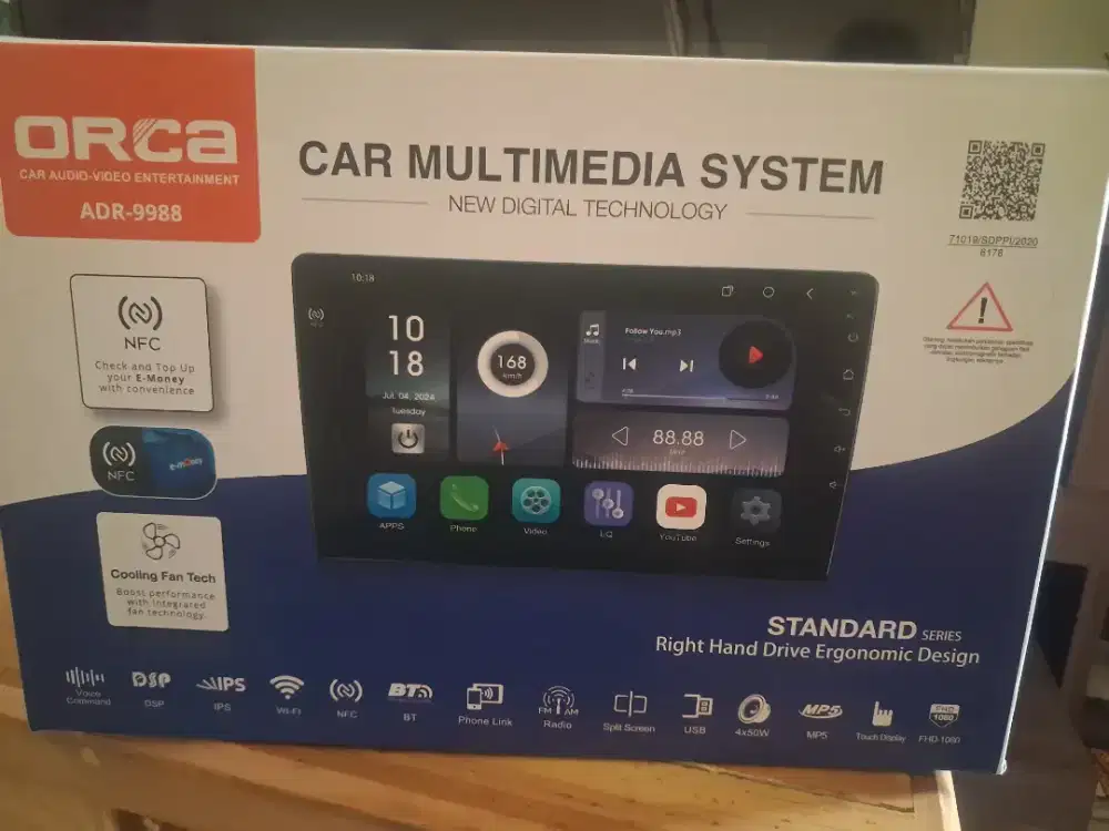 Jual HEADUNIT head unit ORCA Android STANDARD series