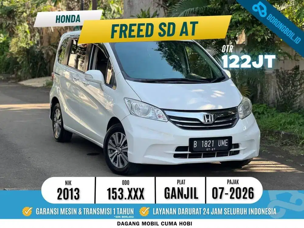 HONDA FREED SD AT 2013 PUTIH /Dp Rendah cicilan ringan/ Cash bisa nego