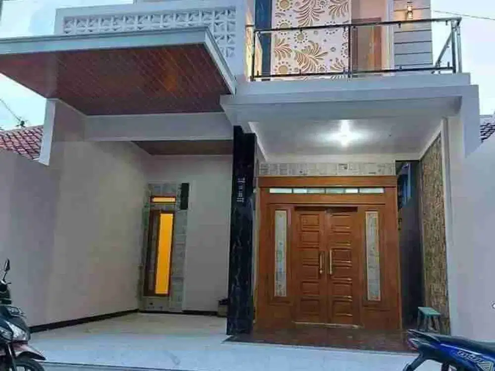 hunian 2 lantai bebas banjir free design di buah batu Ciwastra