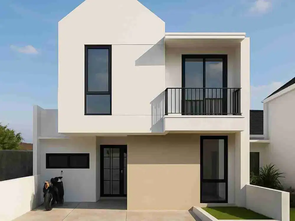 Rumah 2 Lantai Modern Minimalis Siap Huni di Bandulan Barat – Desain Elegan Harga 500 Jutaan