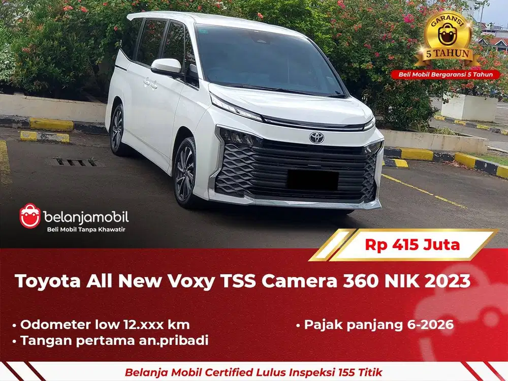 [ GARANSI 5TH ] Toyota Voxy TSS Camera360 2023/2024