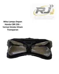Mika Lampu Depan Honda CBR 250 – Variasi Smoke Hitam Transparan