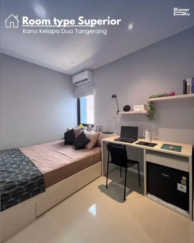 Kost KamarKu Tipe Superior Kano Kelapa Dua Tangerang