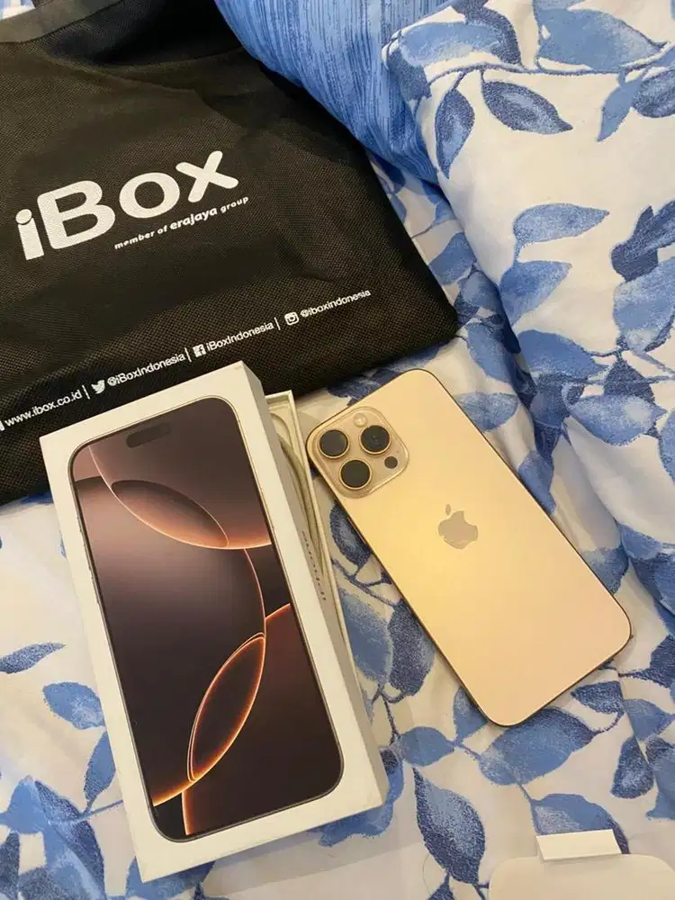 Jual iphone 16 pro max 256gb ibox masih ada garansi