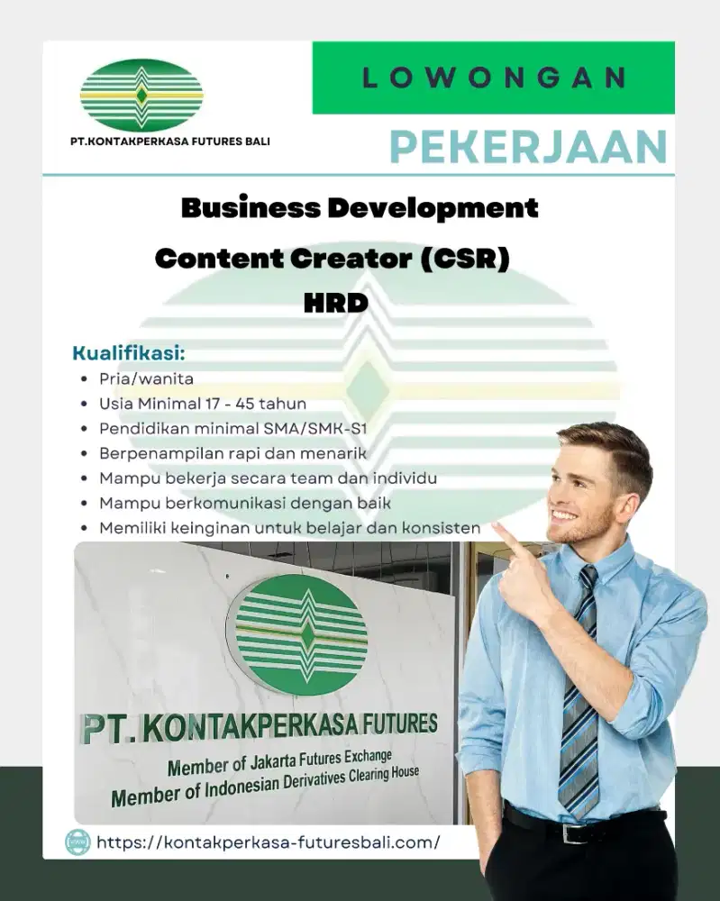 DI BUTUHKAN STAFF KANTOR