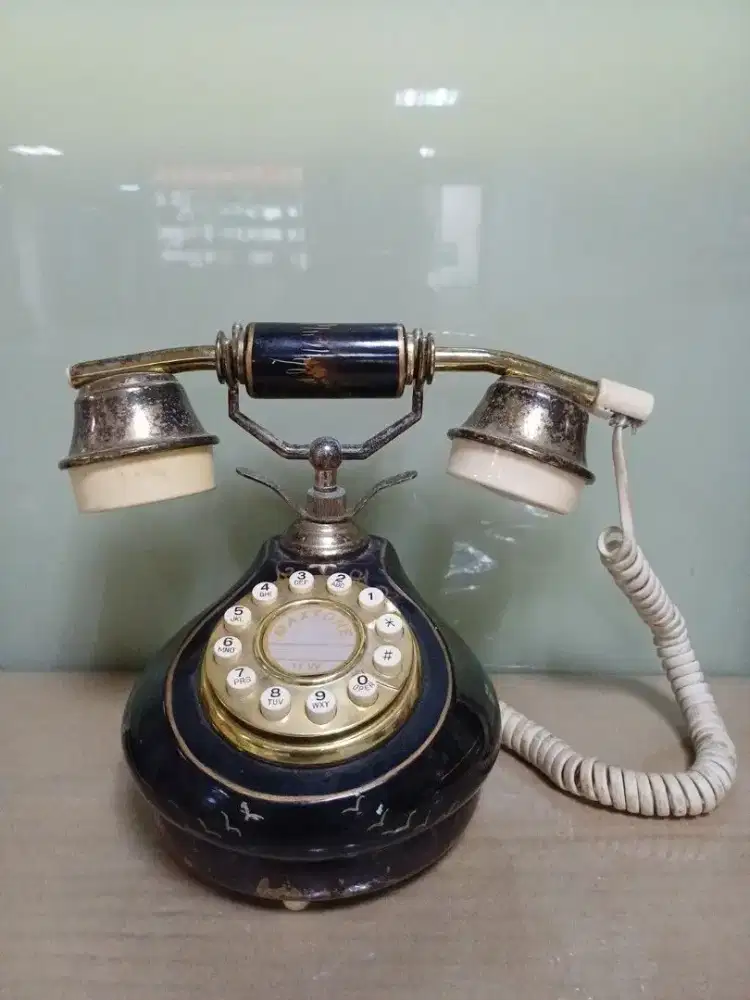 Telepon Rotary Maxtone Telephone Antik Vintage