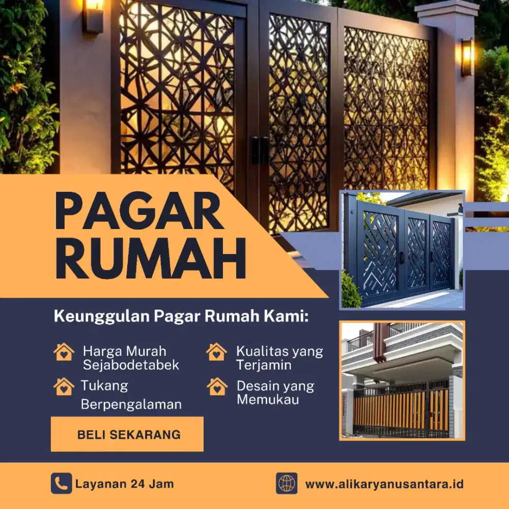 Jasa Pembuatan Pagar Besi