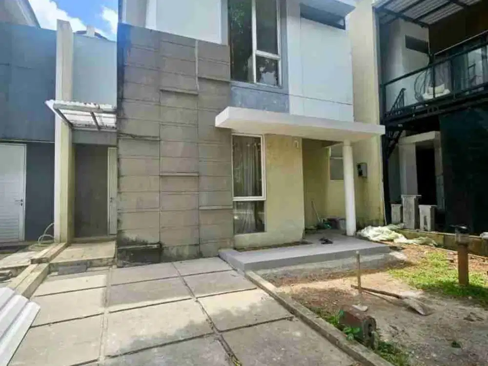 disewakan rumah cluste4 verdant ville kawasan icon bsd kondisi siap huni