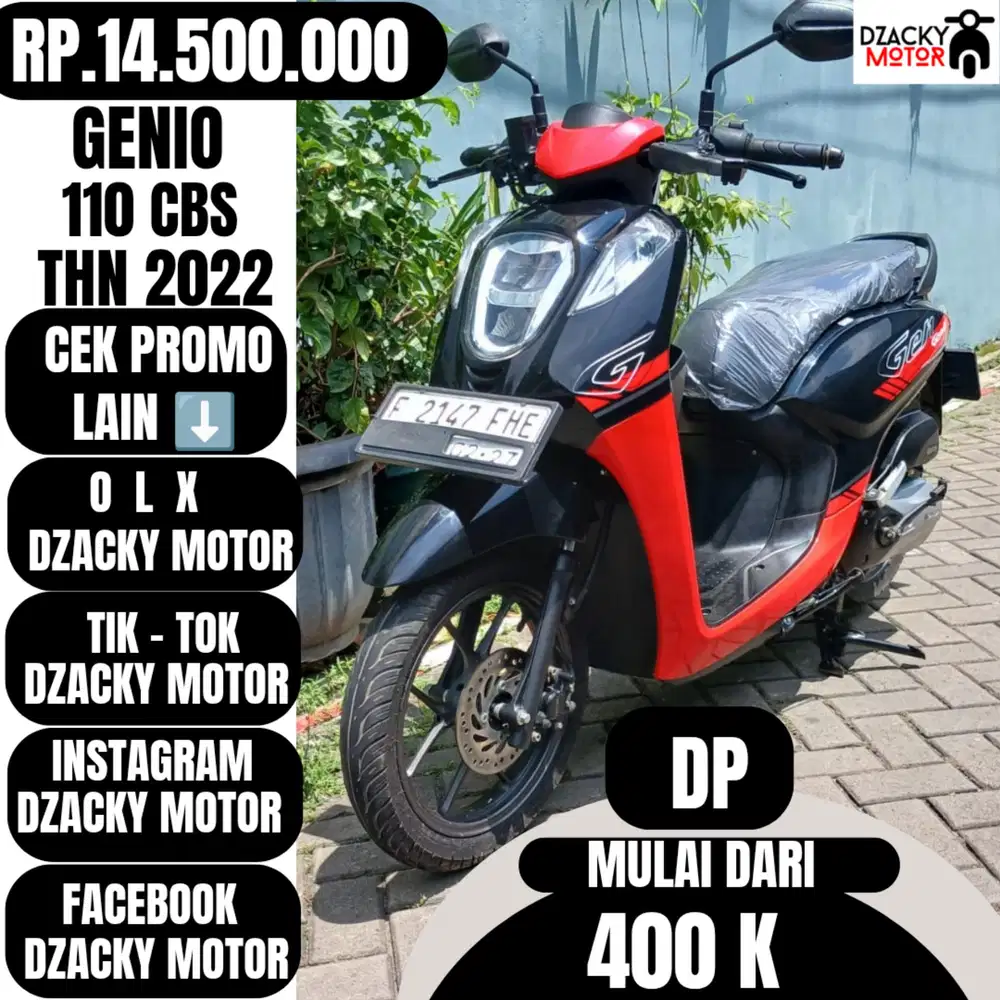 GENIO 110 CBS THN 2022 SECOND LIKE NEW