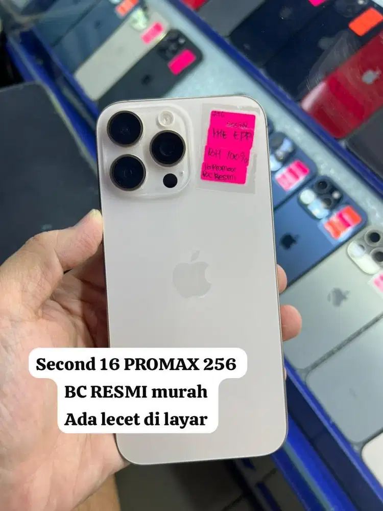 Iphone 16 promax 256 second