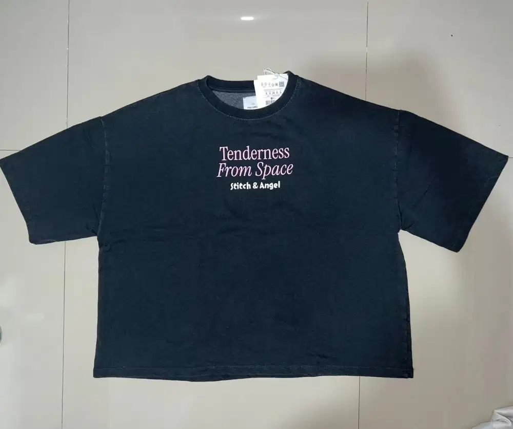 [NEW] pull&bear sweatshirt lengan pendek lilo & stitch