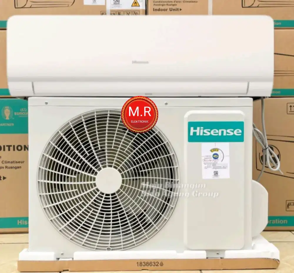 AC 1/2 PK FULL GOLDFIN HISENSE PALING DINGIN 5300BTU 10 TAHUN GARANSI