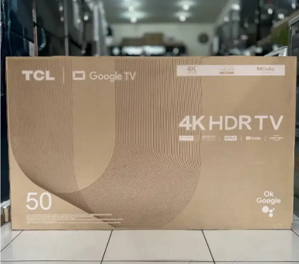 PROMO GOOGLE TV TCL 50 INCI UHD 4K GARANSI RESMI 3 TAHUN