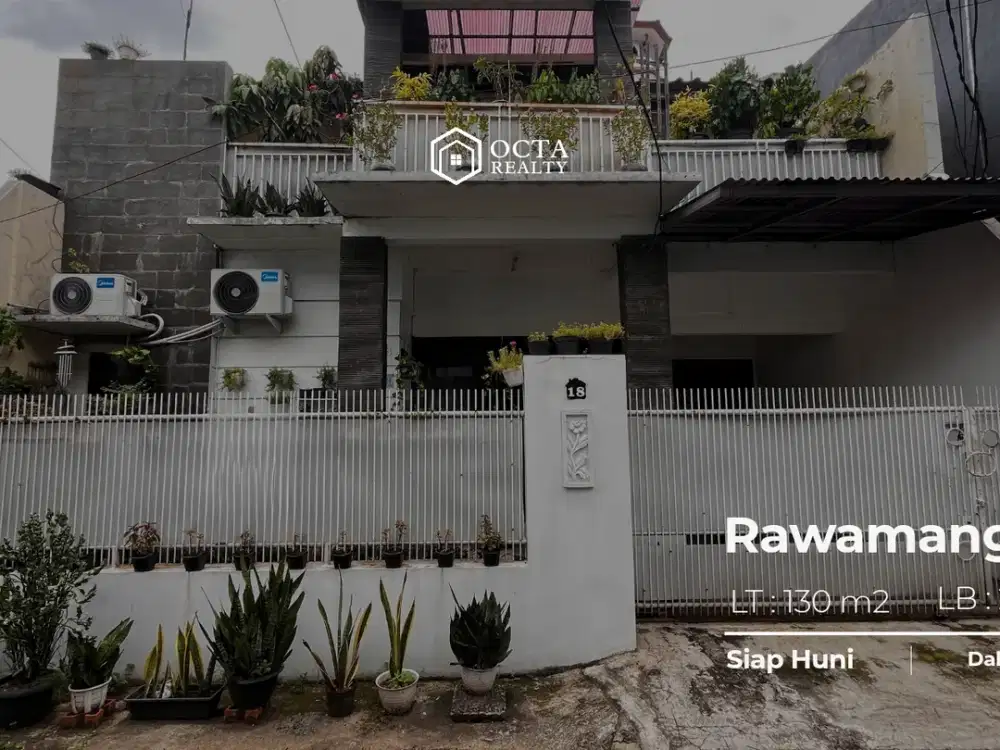 Di Jual Rumah Cantik Siap Huni di Rawamangun Jakarta Timur