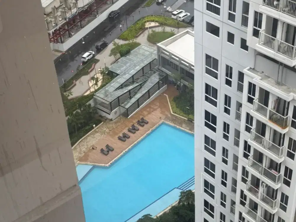 DISEWA APARTEMEN PIK2 TOKYO RIVERSIDE 2BR 36M2 FURNISHED VIEW POOL