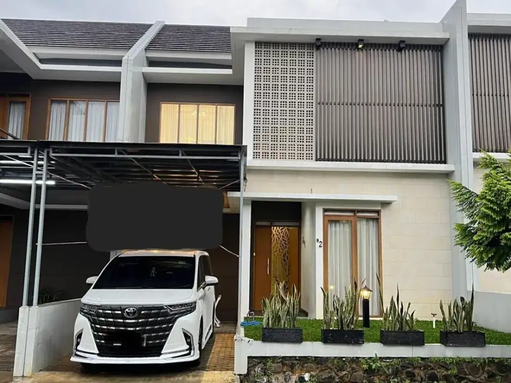 RUMAH MINIMALIS SIAP HUNI FULL FURNISHED DI CLUSTER GEGERKALONG CIWARUGA DEKAT TOL