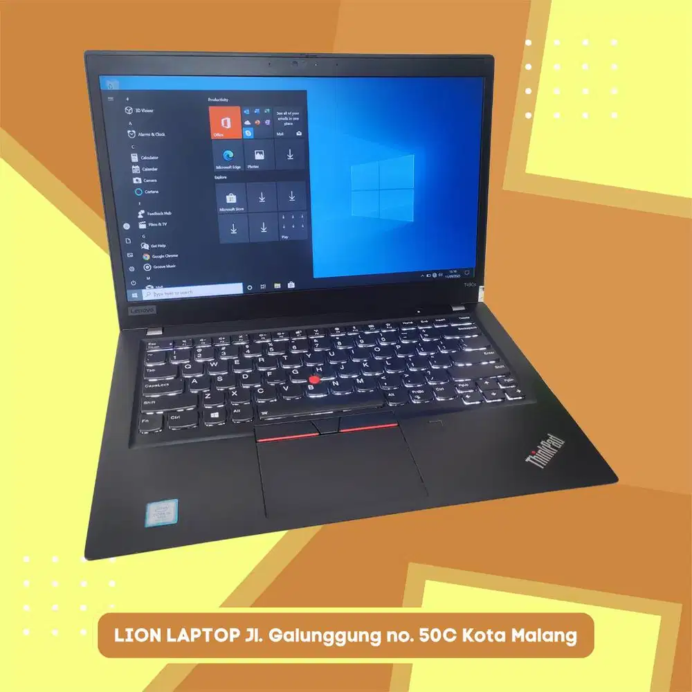 RAM 16GB SSD 512GB Core i5 Slim Lenovo Thinkpad T490s [13|11]