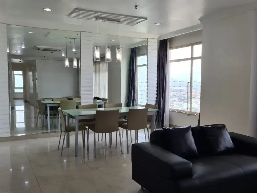 DIJUAL APRTEMENT PANTAI MUTIARA, PLUIT, JAKARTA UTARA, TOWER DAMAR, 165 m2, VIEW LAUT