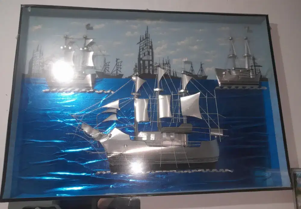 BINGKAI KERAJINAN TANGAN PERAHU MISISIPI