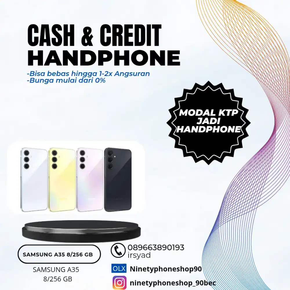 Cicilan tanpa dp Samsung A35 8/256 GB