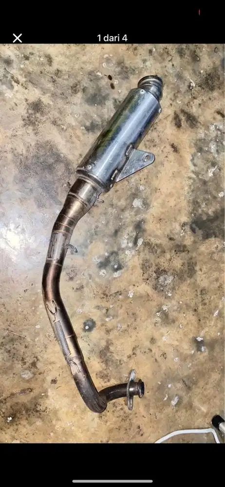 Knalpot vario Black devil arm new