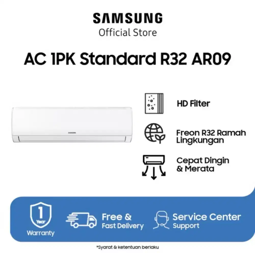 AC SAMSUNG 1 PK 824 WATT LOW - AR 09 BGH QASINSE FREE BRACKET