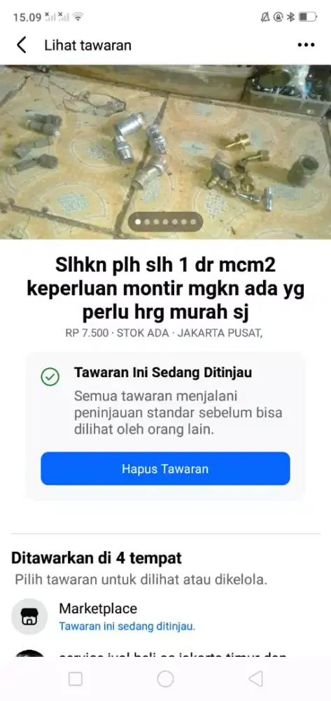Slhkn plh slh 1 utk yg usaha nya montir dll mgkn perlu murah sj cpt
