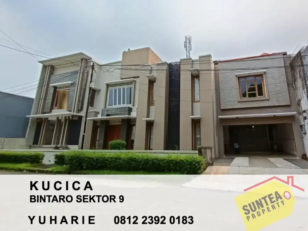 Hotsale Rumah dg Taman Belakang Luas di Bintaro Sektor 9 Puri Bintaro Maleo Kucica Mertilang Kasuari