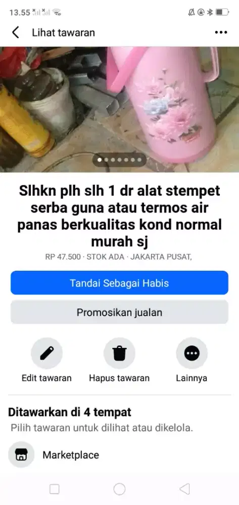 Slhkn plh slh 1 dr termos air panas berkualitas atau sblh nya murah sj