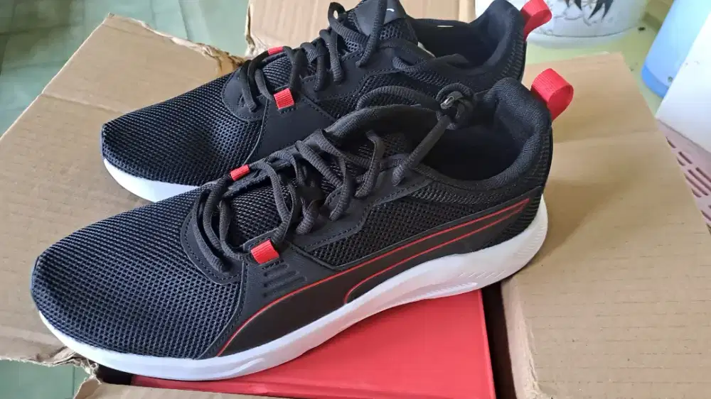 Sepatu Puma FTR Connect Black Red