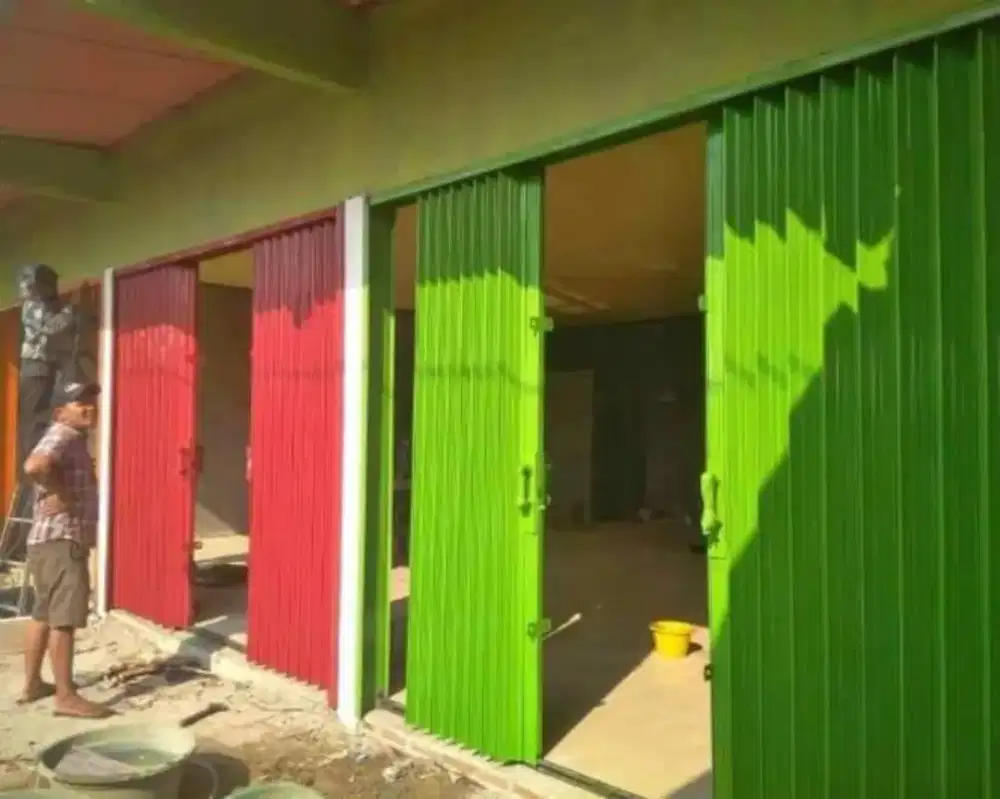 Rolling door & folding gate