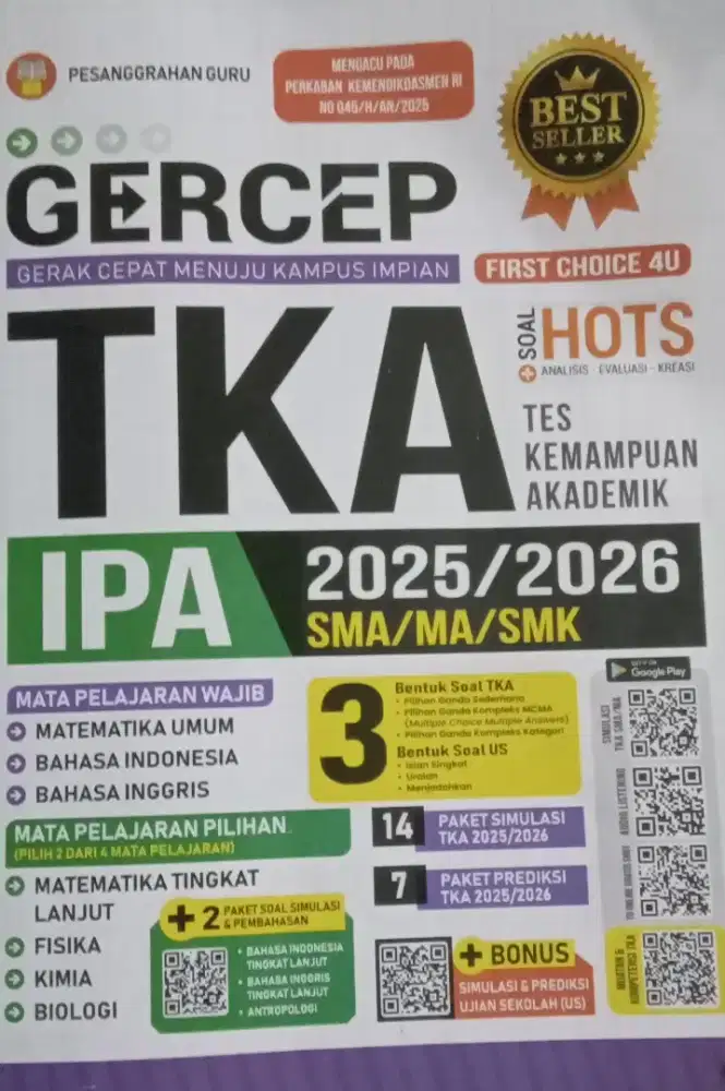 Buku TKA IPA 2025/2026