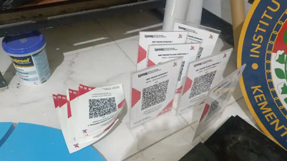 Akrilik qris a5 a4 a3