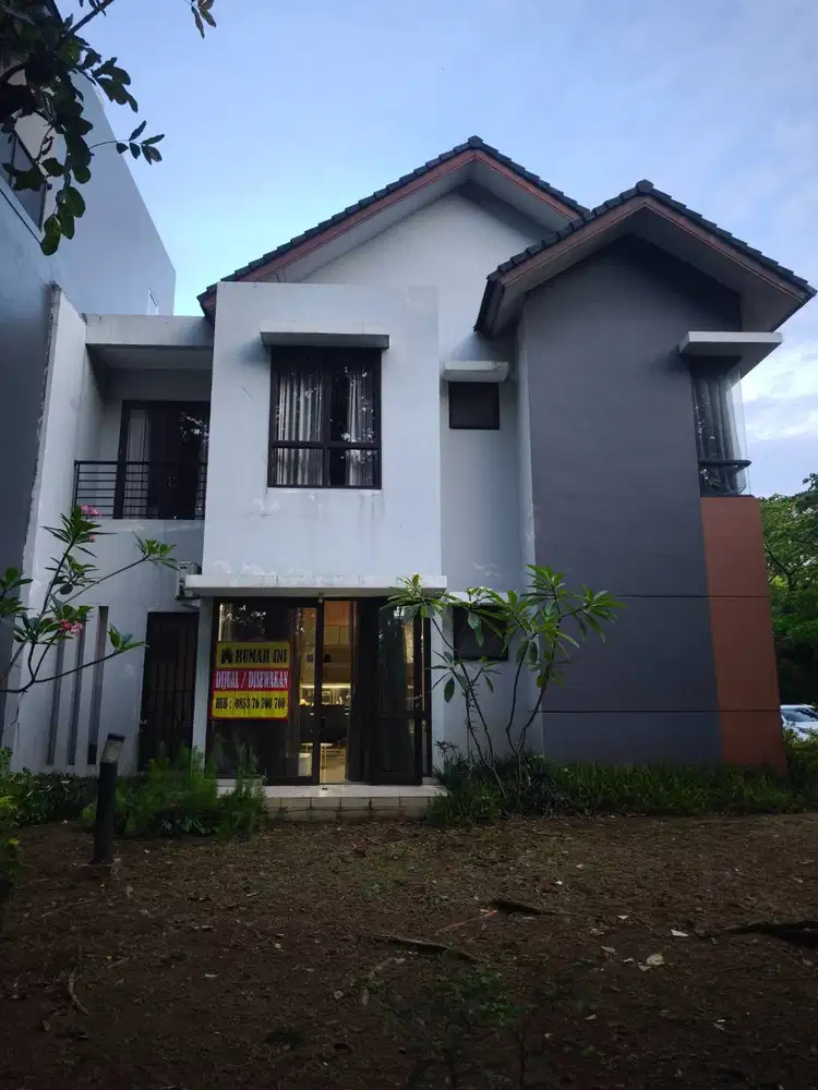 Rumah contoh posisi hook di casa jardin residence, jakbar