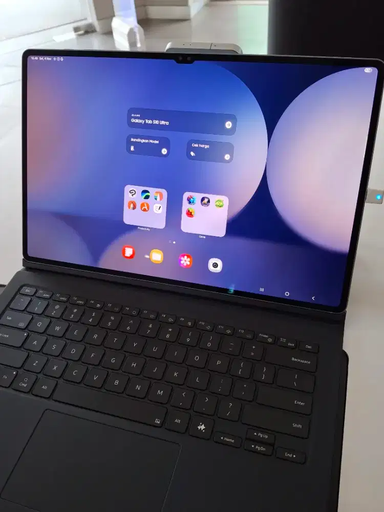 Samsung TAB S10 ULTRA 5G PWP Keyboard + Cover dan Free Speaker Premium