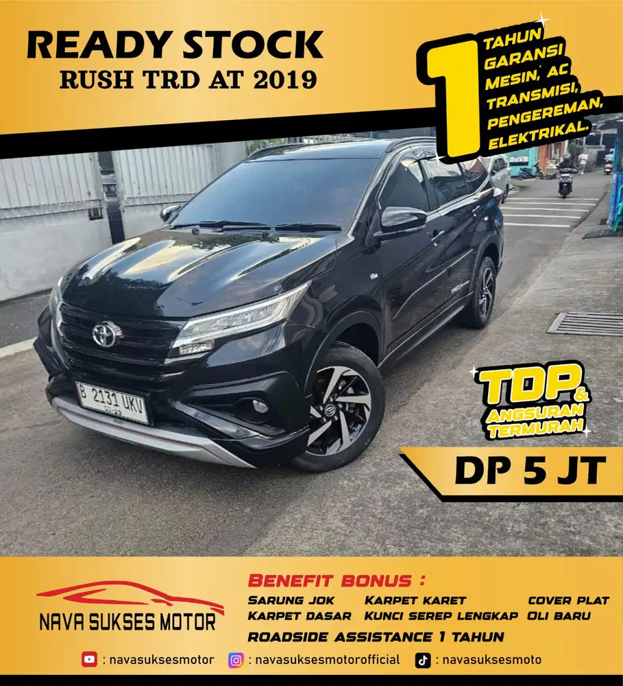 TDP 5 JUTA - RUSH TRD S 2019