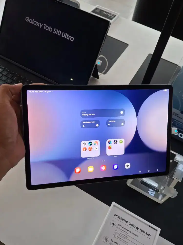 Samsung TAB S10+ Bundle Keyboard, Cover Case dan Free Speaker Premium