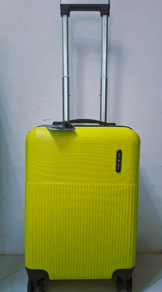 Baru travel koper polo hardcase fiber abs waterproof size 18 inch