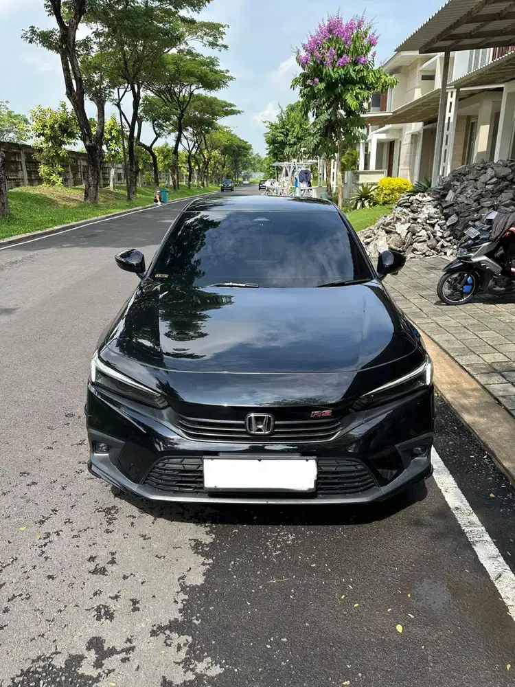 Honda Civic 1.5 RS Turbo CVT 2023 Black Hitam 2022 2024 Jual Cepat bu