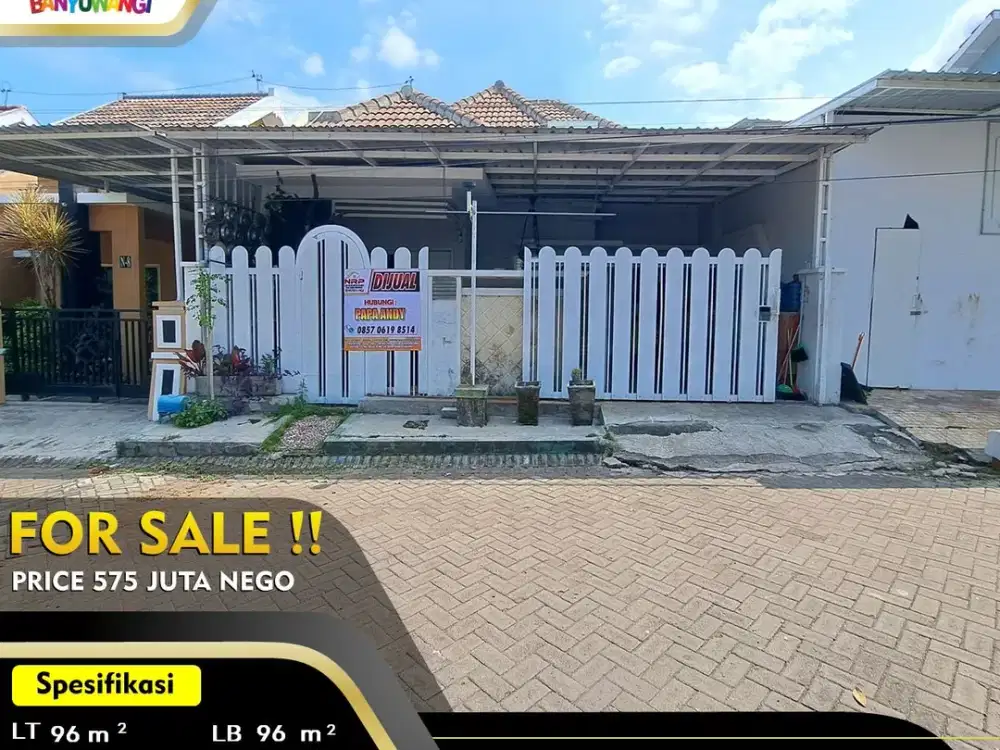 Dijual Rumah Second - Mendut Regency Banyuwangi Kota