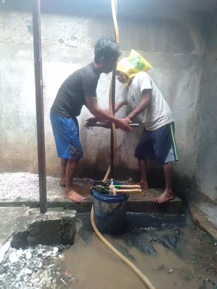 Manual Bor air sumur jetpump pengeboran sumur dalam