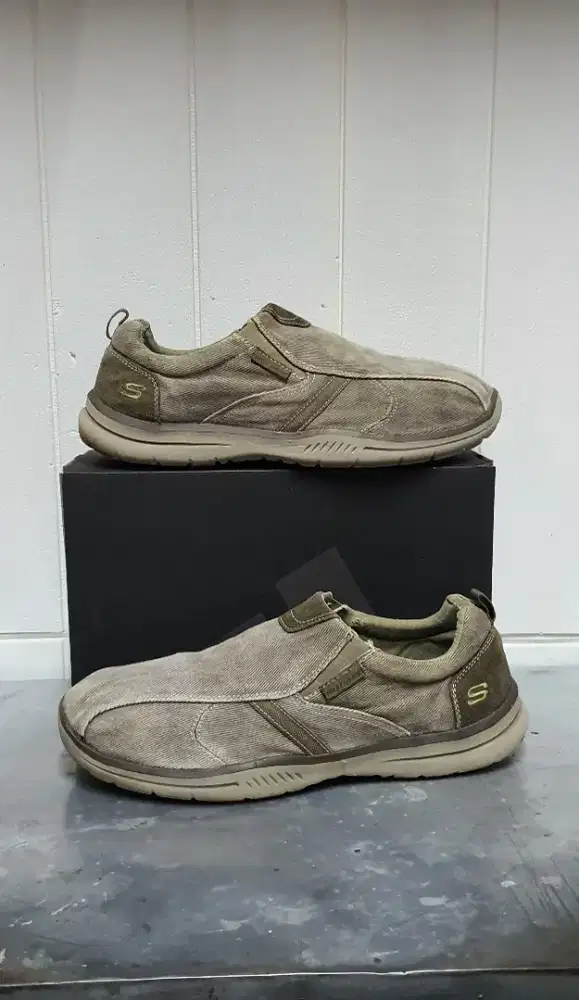 Sepatu Casual Slipon Skechers Kanvas size 47.5 Second original shoes
