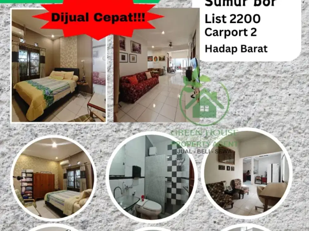 DIJUAL RUMAH DALAM KOMPLEK GRAHA INDAH DEKAT STASIUN CIMINDI